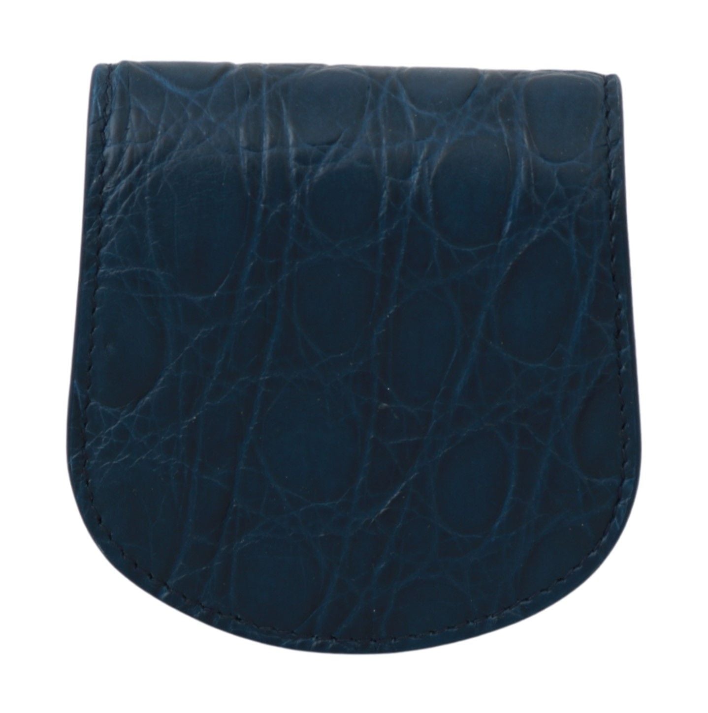 Dolce & Gabbana Blue Leather Bag with Condom Holder