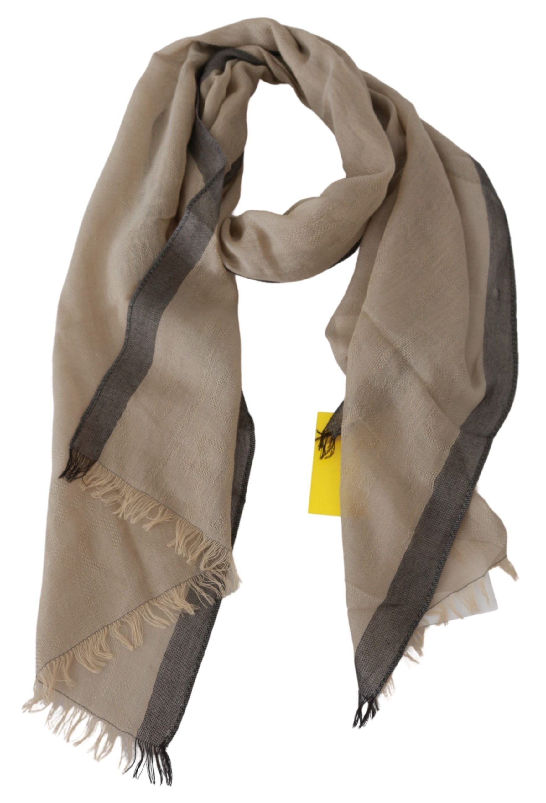 Costume National Beige Damen Baumwollschal Halstuch