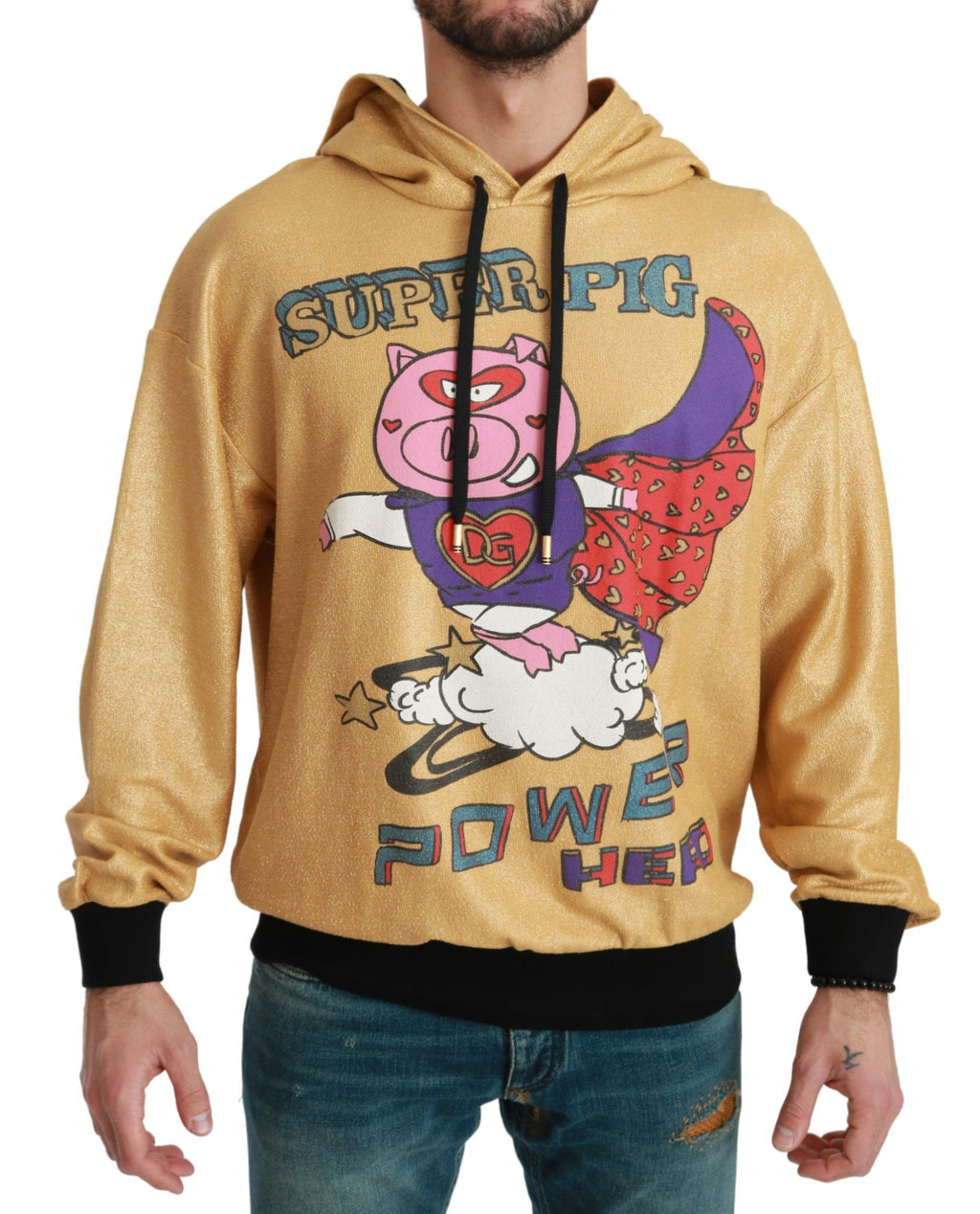 Dolce & Gabbana Goldschwein des Jahres Kapuzenpulli