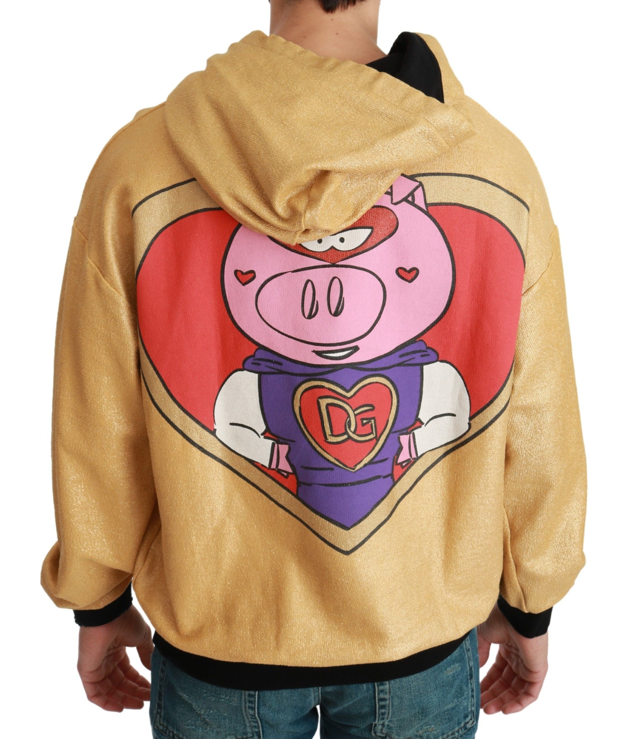Dolce & Gabbana Goldschwein des Jahres Kapuzenpulli