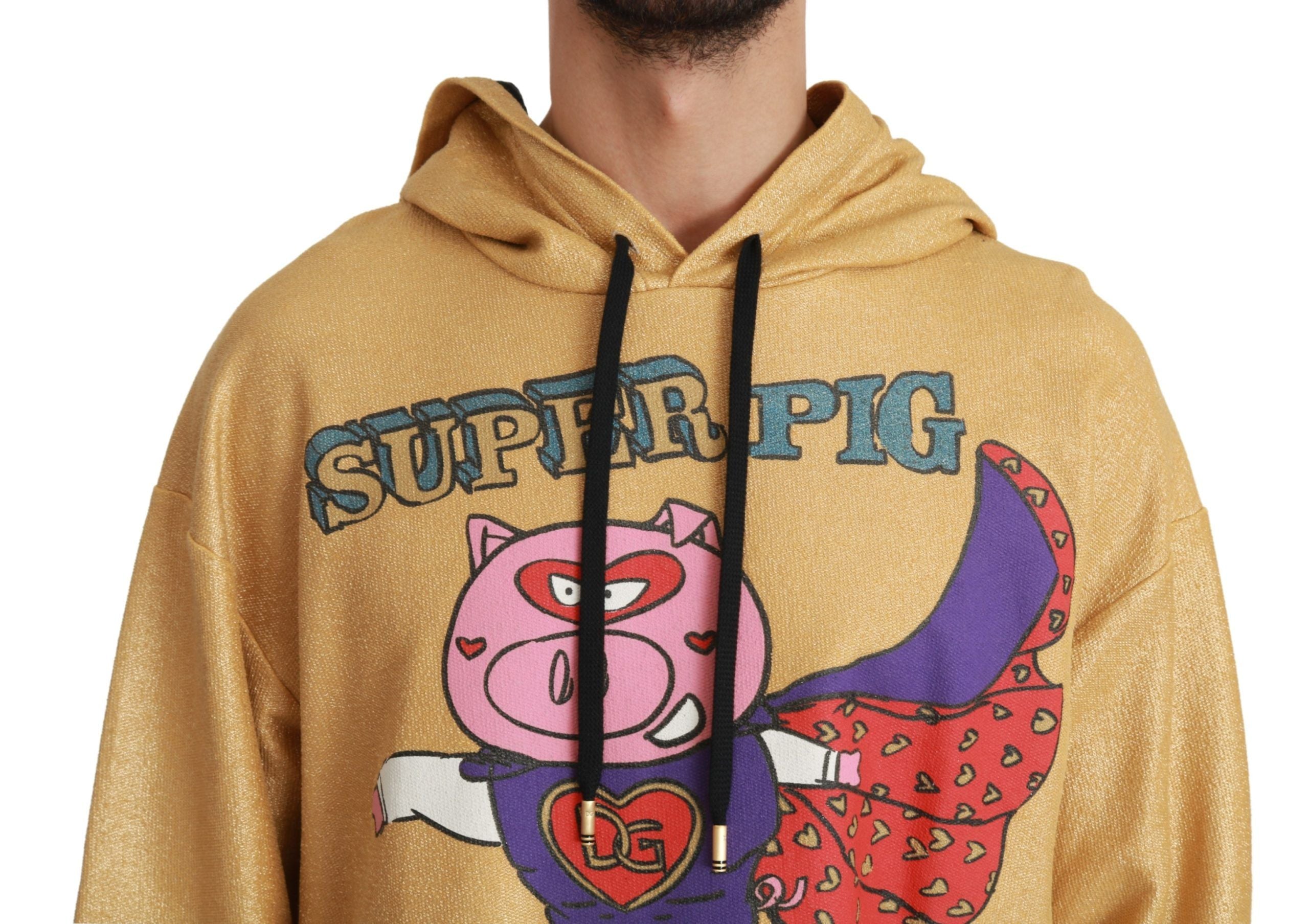 Dolce & Gabbana Goldschwein des Jahres Kapuzenpulli