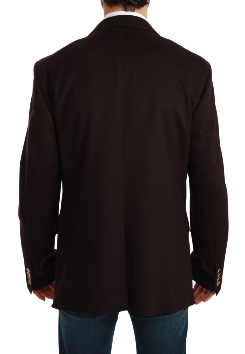 Dolce & Gabbana Bordeauxfarbener Kaschmirmantel TAORMINA Blazer