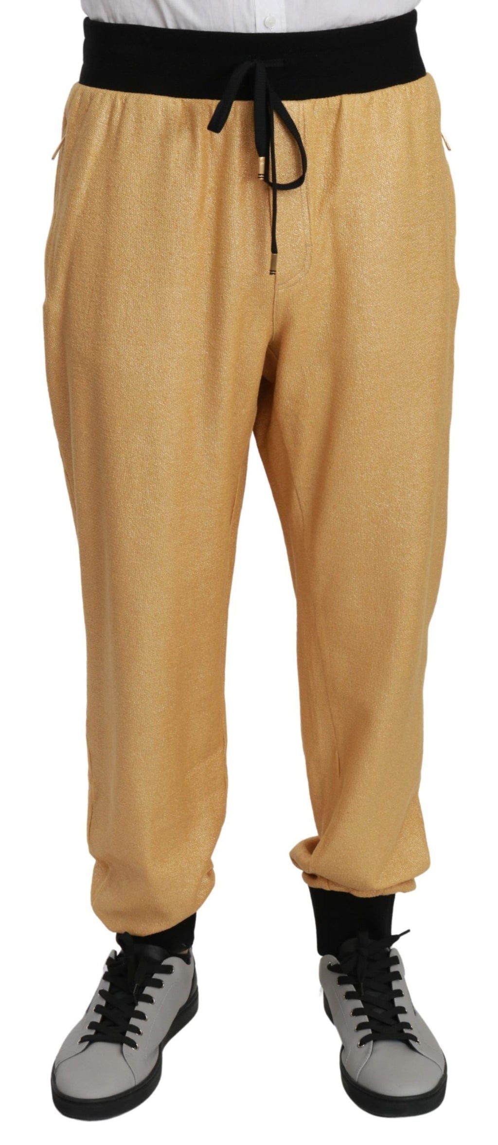 Dolce & Gabbana Gold Jahr des Schweins Baumwolle Herrenhosen