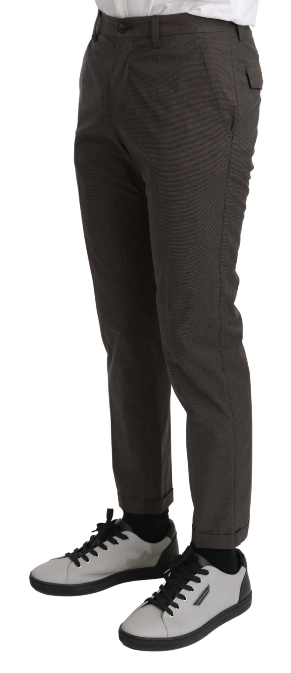 Dolce & Gabbana Braun Casual Herren Hose 100% Baumwolle Hose