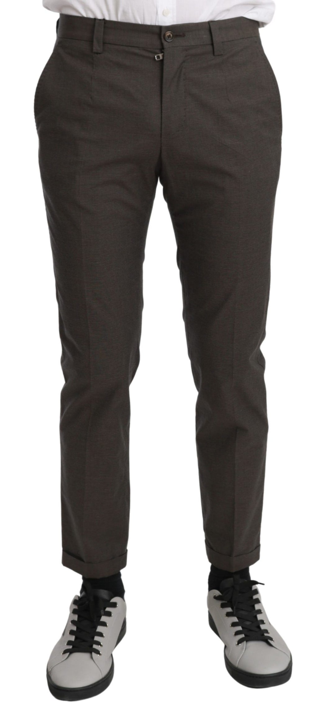 Dolce & Gabbana Braun Casual Herren Hose 100% Baumwolle Hose