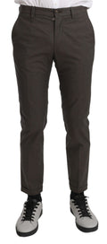 Dolce & Gabbana Braun Casual Herren Hose 100% Baumwolle Hose