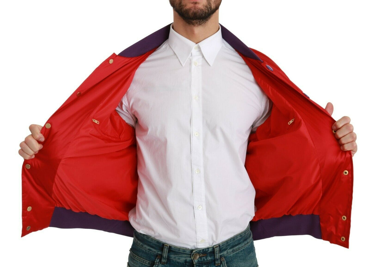 Dolce & Gabbana Rote YEAR OF THE PIG Bomberjacke