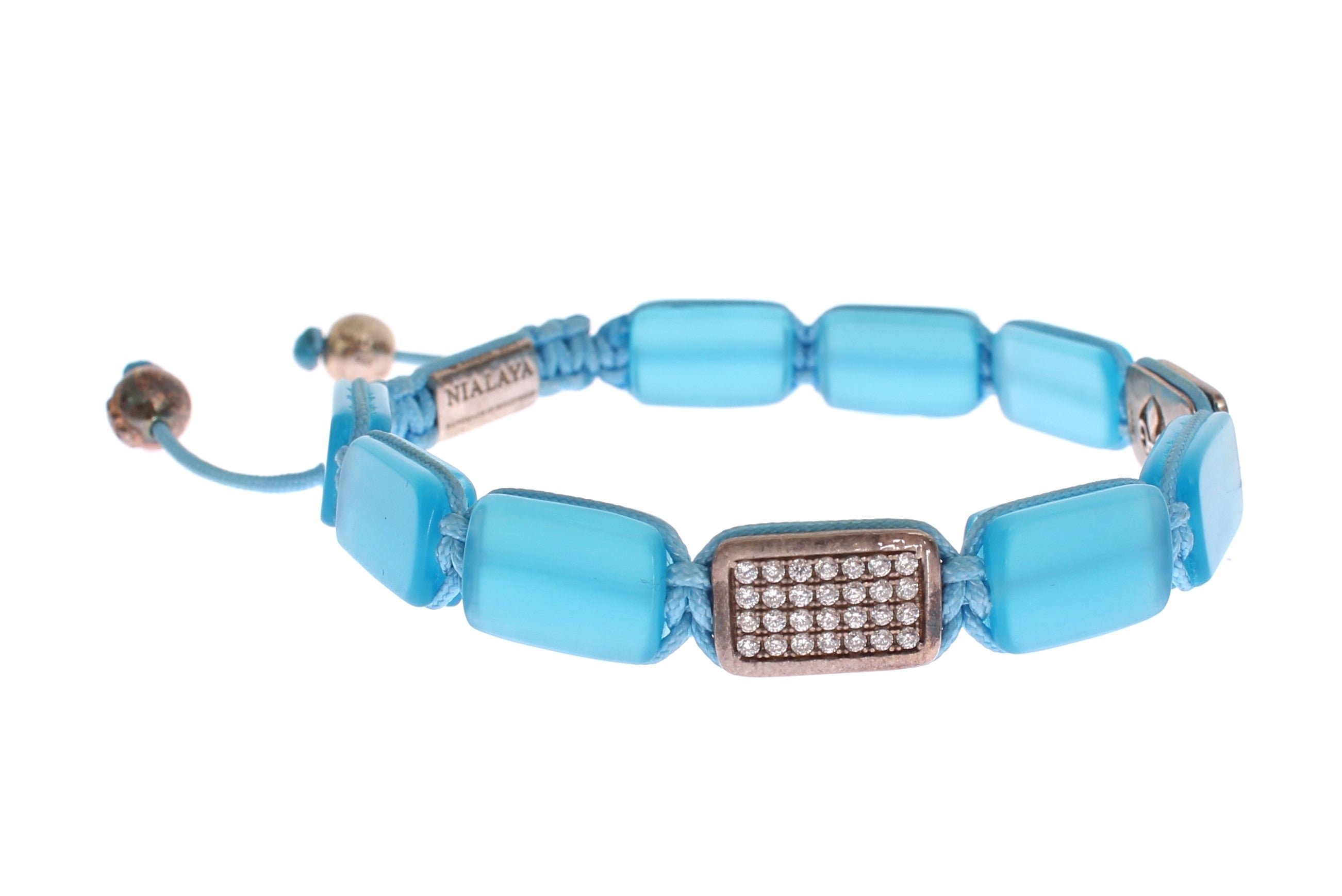 Nialaya CZ Opal 925 Silberarmband