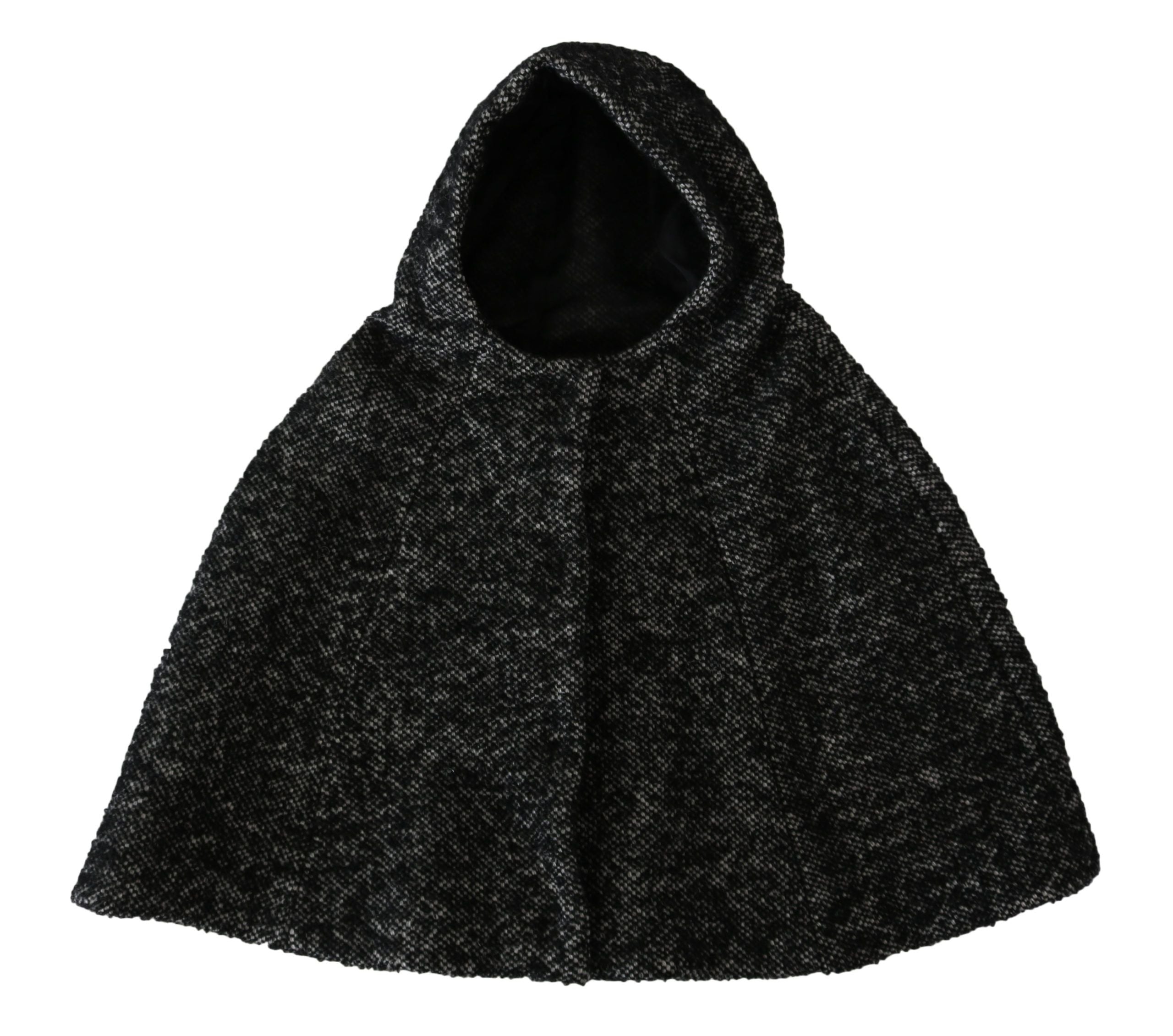 Dolce & Gabbana Grey Tweed Wool Kaftan Jacket Coat Top