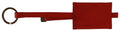 Costume National Red Leather Logo Keyring