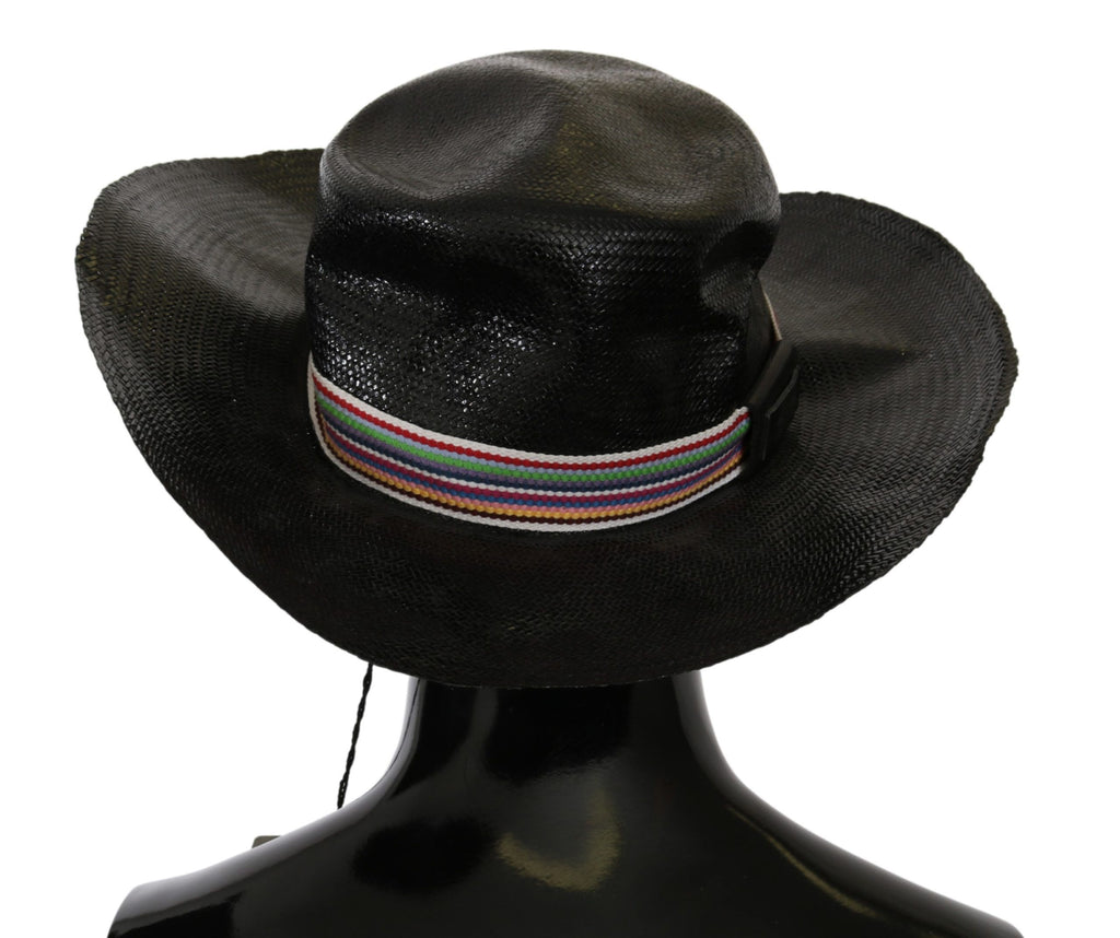 Costume National Black Wide Brim Cowboy Hat