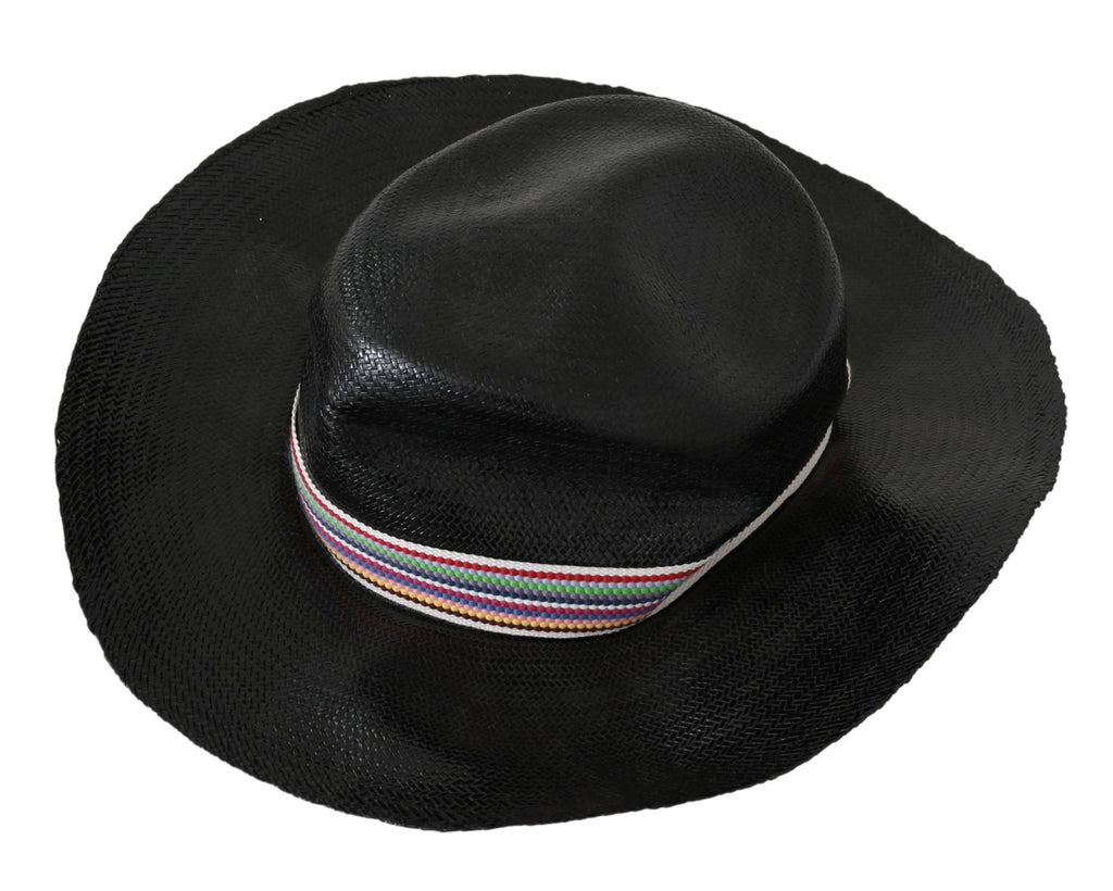 Costume National Black Wide Brim Cowboy Hat