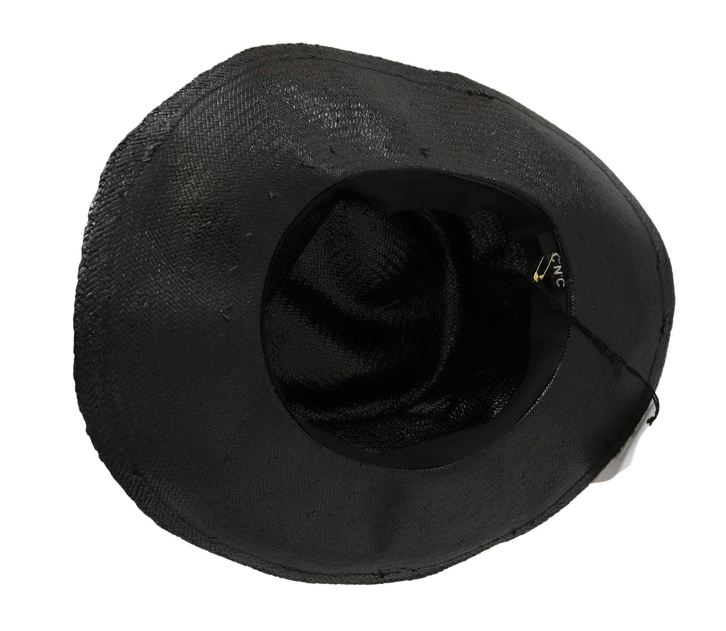 Costume National Black Wide Brim Cowboy Hat