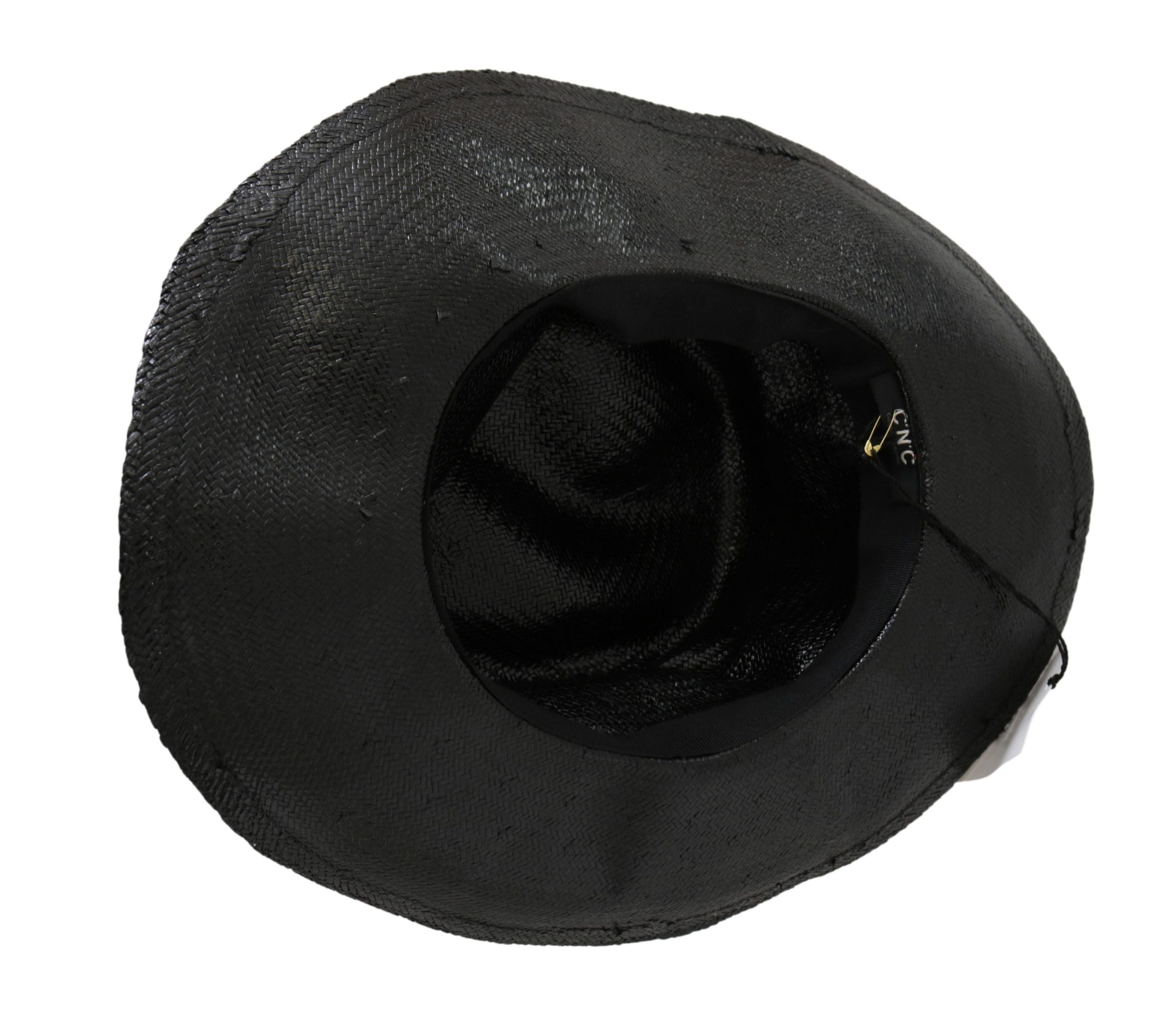Costume National Black Wide Brim Cowboy Hat