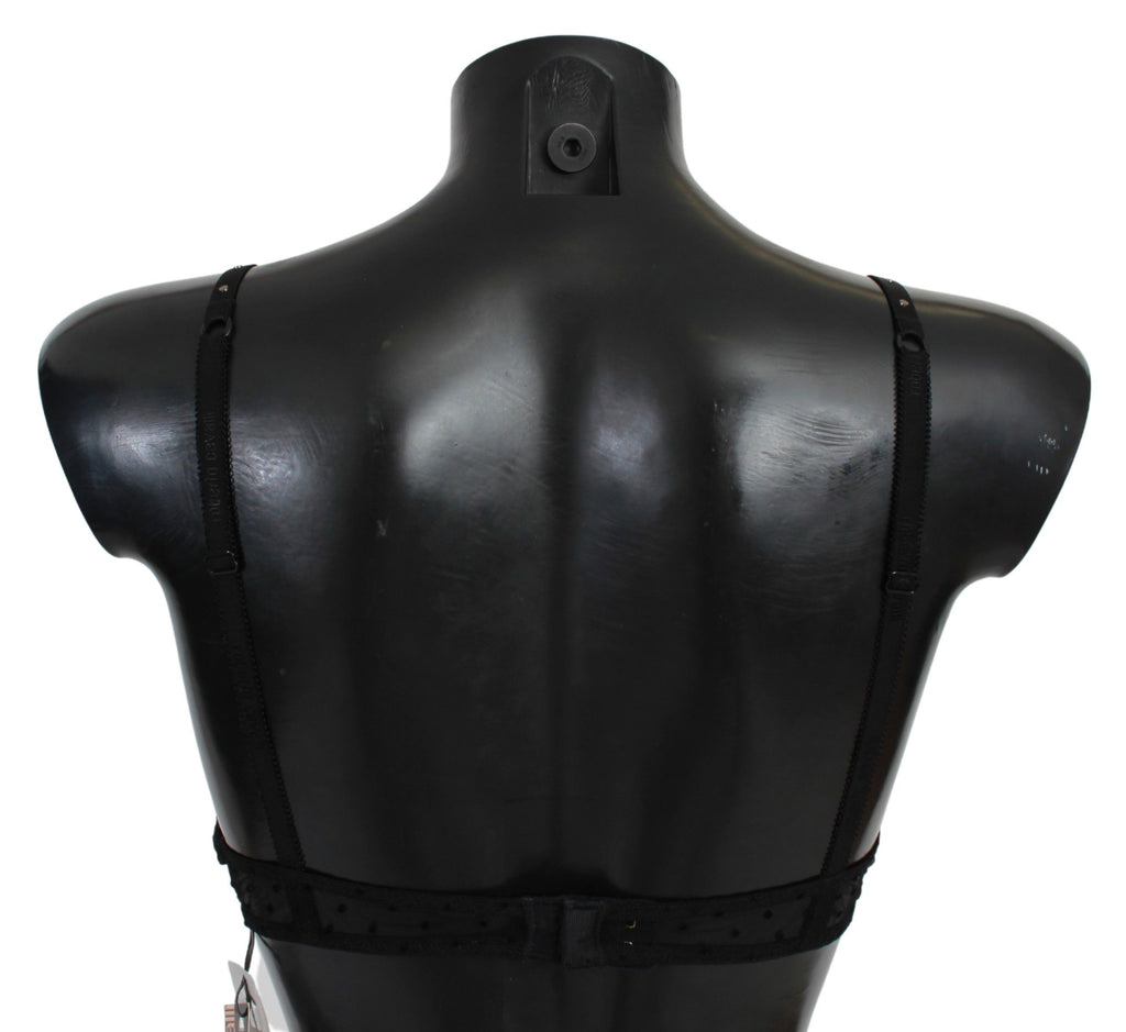 Roberto Cavalli Schwarz Rosa Spitze Push Up BH Unterwäsche