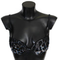 Roberto Cavalli Schwarze Spitze Reggiseno Nylon BH Unterwäsche