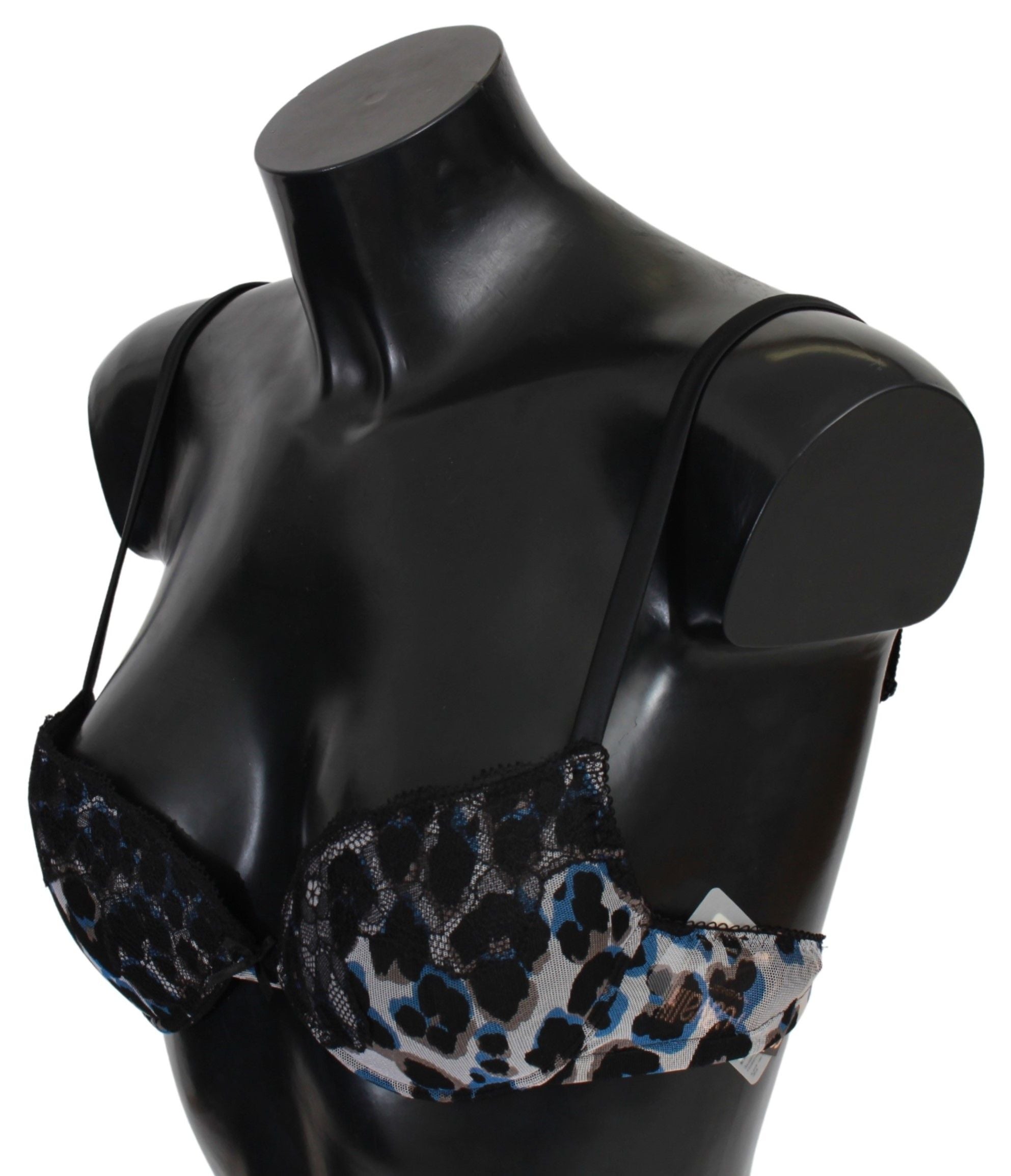 Roberto Cavalli Schwarze Spitze Reggiseno Nylon BH Unterwäsche