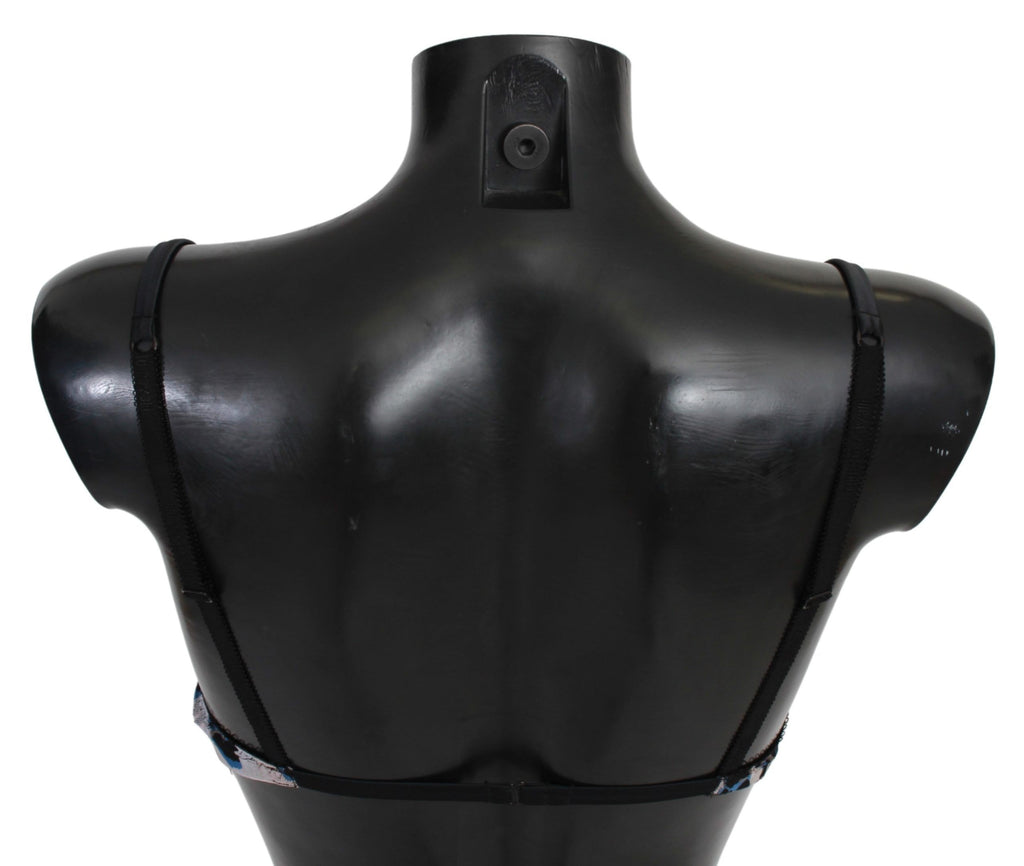 Roberto Cavalli Schwarze Spitze Reggiseno Nylon BH Unterwäsche