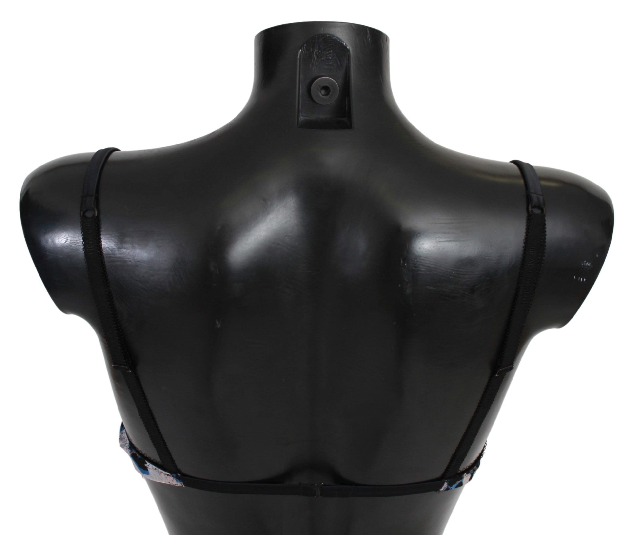 Roberto Cavalli Schwarze Spitze Reggiseno Nylon BH Unterwäsche
