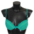 Ermanno Scervino Grüner Push Up BH 100% Baumwolle Unterwäsche