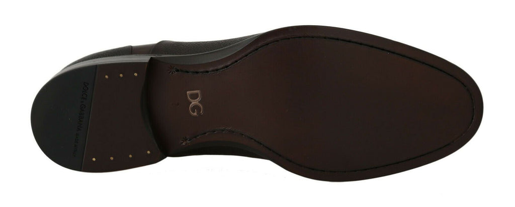 Dolce & Gabbana Brown Leather Lace-up Dress Shoes for Men