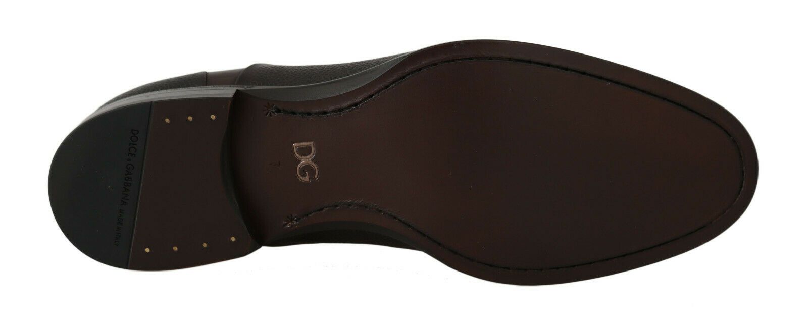 Dolce & Gabbana Brown Leather Lace-up Dress Shoes for Men