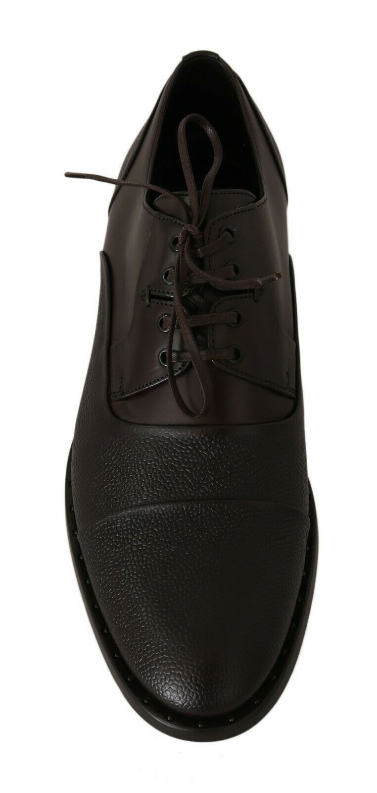 Dolce & Gabbana Brown Leather Lace-up Dress Shoes for Men
