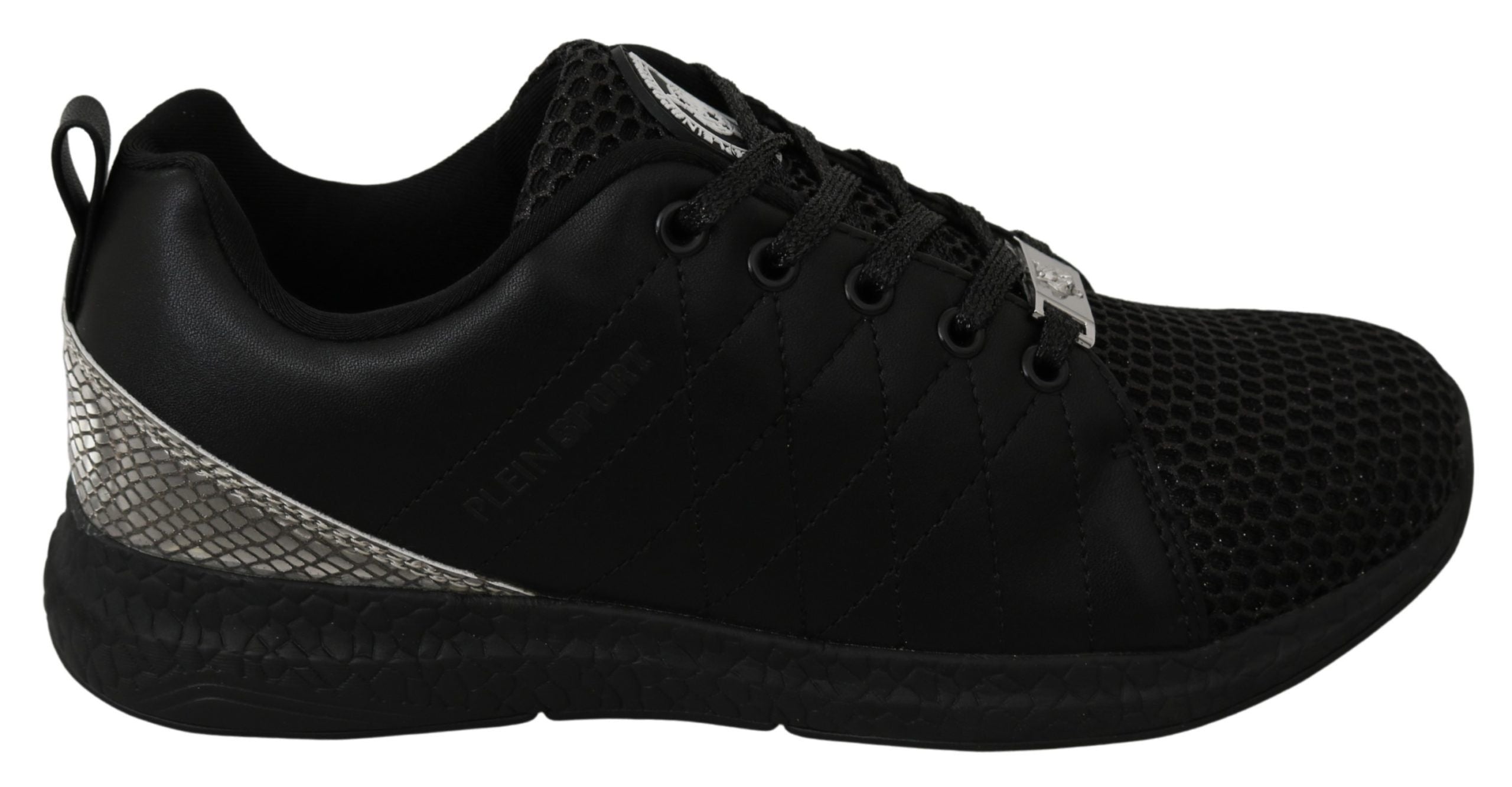 Philipp Plein Schwarz Casual Running Turnschuhe Schuhe
