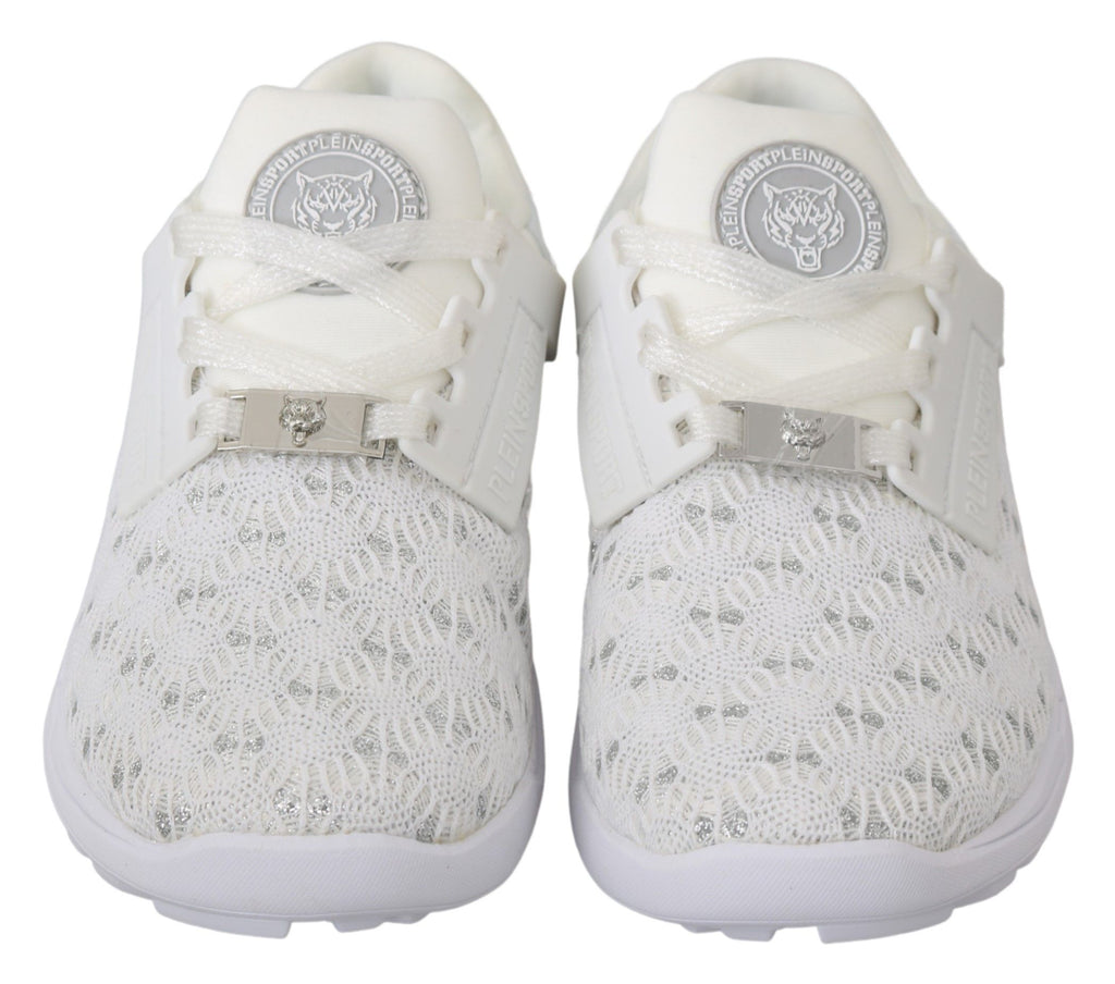 Philipp Plein Weiß Polyester Freizeitschuhe Schuhe