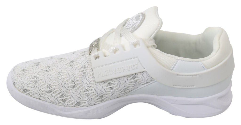 Philipp Plein Weiß Polyester Freizeitschuhe Schuhe