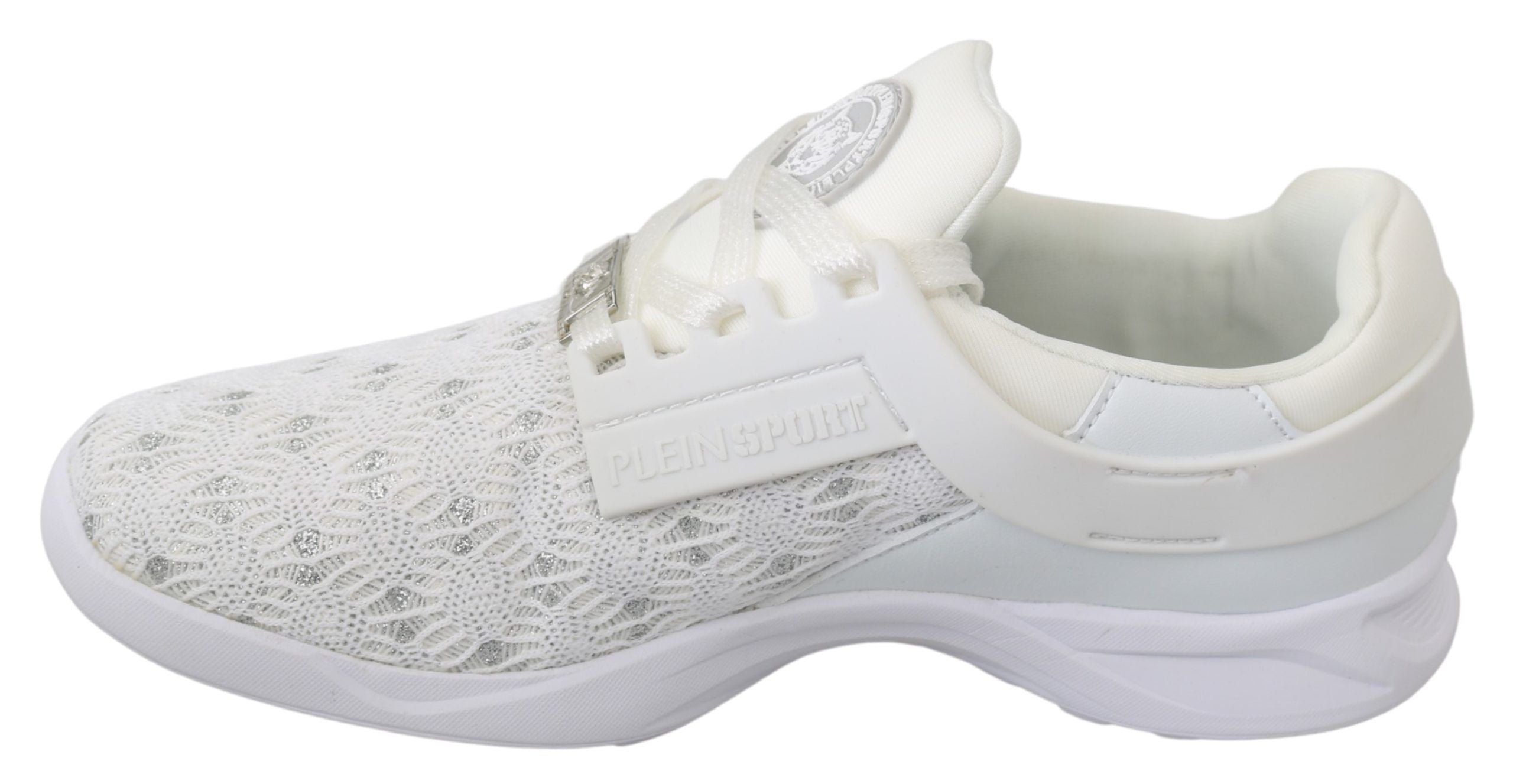 Philipp Plein Weiß Polyester Freizeitschuhe Schuhe