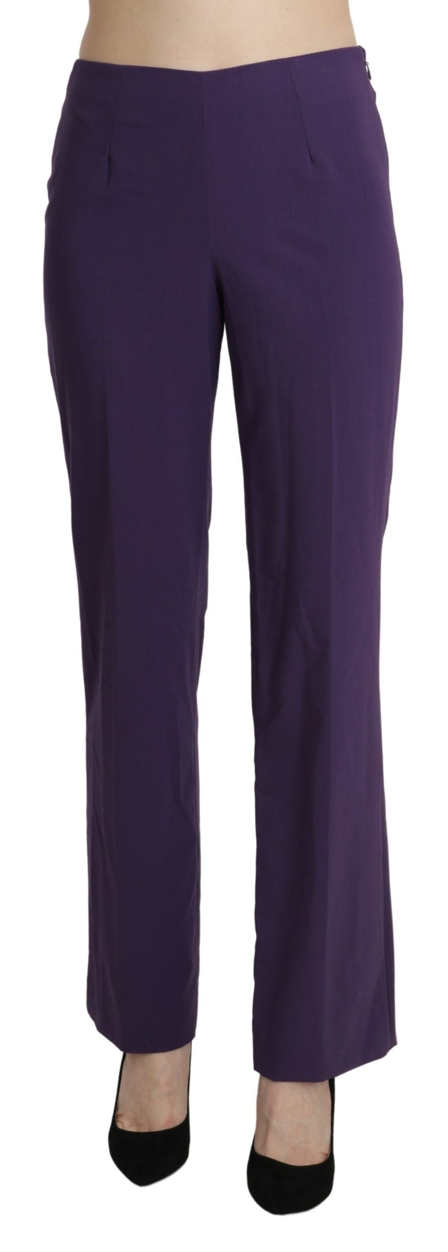 BENCIVENGA Lila High Waist Straight Dress Trouser Hose