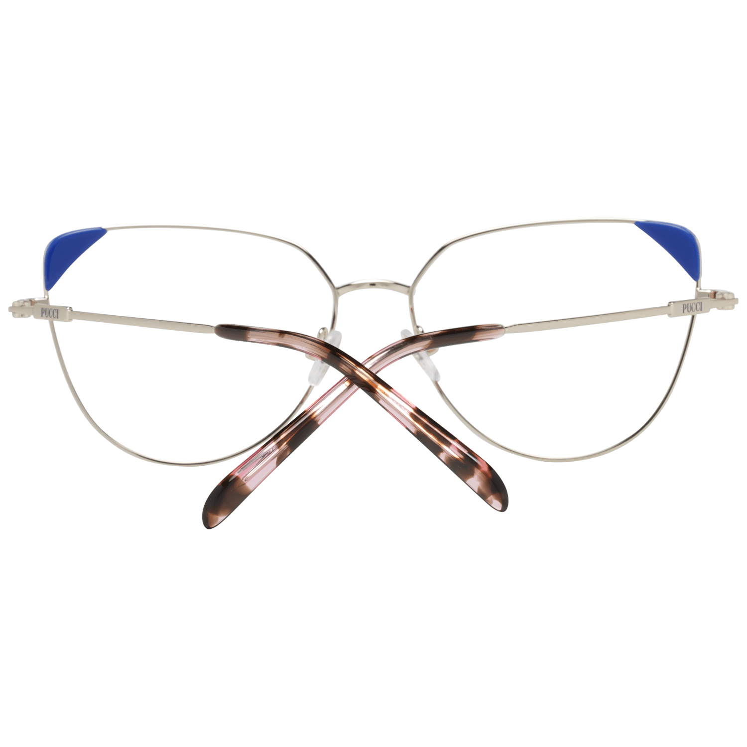 Emilio Pucci Brille aus Goldmetall & Kunststoff (Fassung)