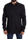 Dolce & Gabbana Black Cotton-Stretch SICILIA Shirt Dress