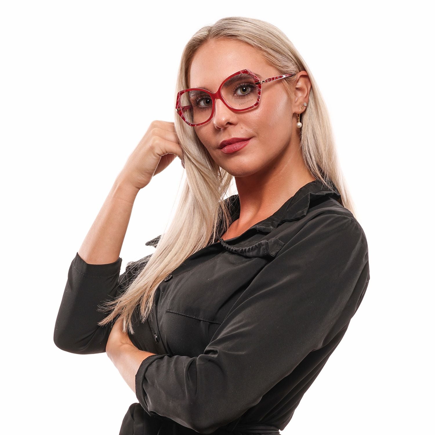 Emilio Pucci Red Optical Frames For Women