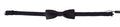 Dolce & Gabbana Graue Muster Seide Verstellbare Hals Papillon Fliege