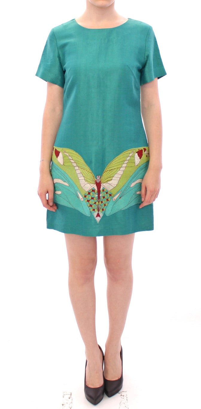 Lanre Da Silva Ajayi Green Mini Dress Above The Knee