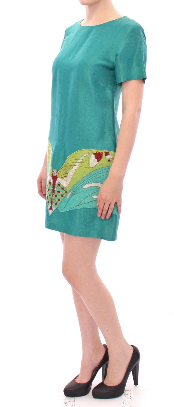 Lanre Da Silva Ajayi Green Mini Dress Above The Knee