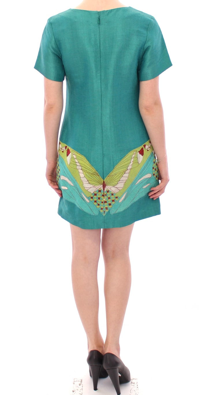Lanre Da Silva Ajayi Green Mini Dress Above The Knee