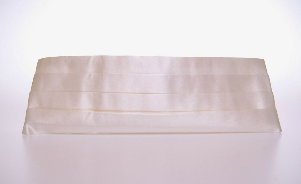 Dolce & Gabbana White Tuxedo Waistcoat Cummerbund with Waist