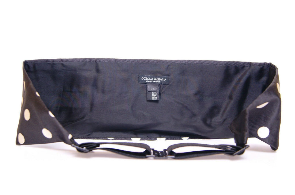 Dolce & Gabbana Black Tuxedo Cummerbund with Waist