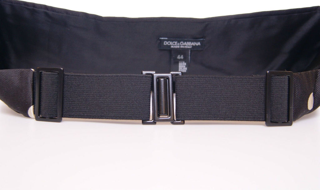 Dolce & Gabbana Black Tuxedo Cummerbund with Waist