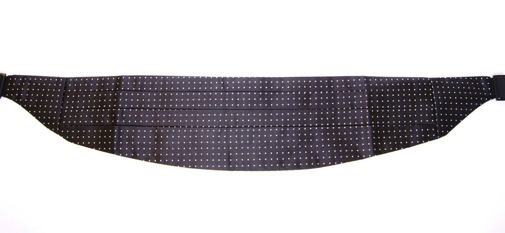 Dolce & Gabbana Black Smoking Cummerbund with Waist