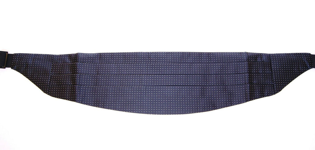 Dolce & Gabbana Blauer Smoking Kummerbundgürtel mit Taille