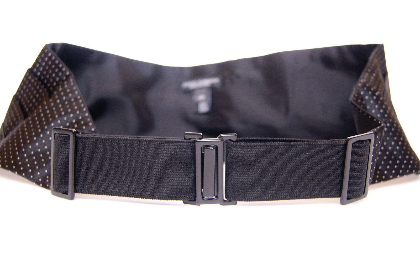 Dolce & Gabbana Black Tuxedo Cummerbund with Waist