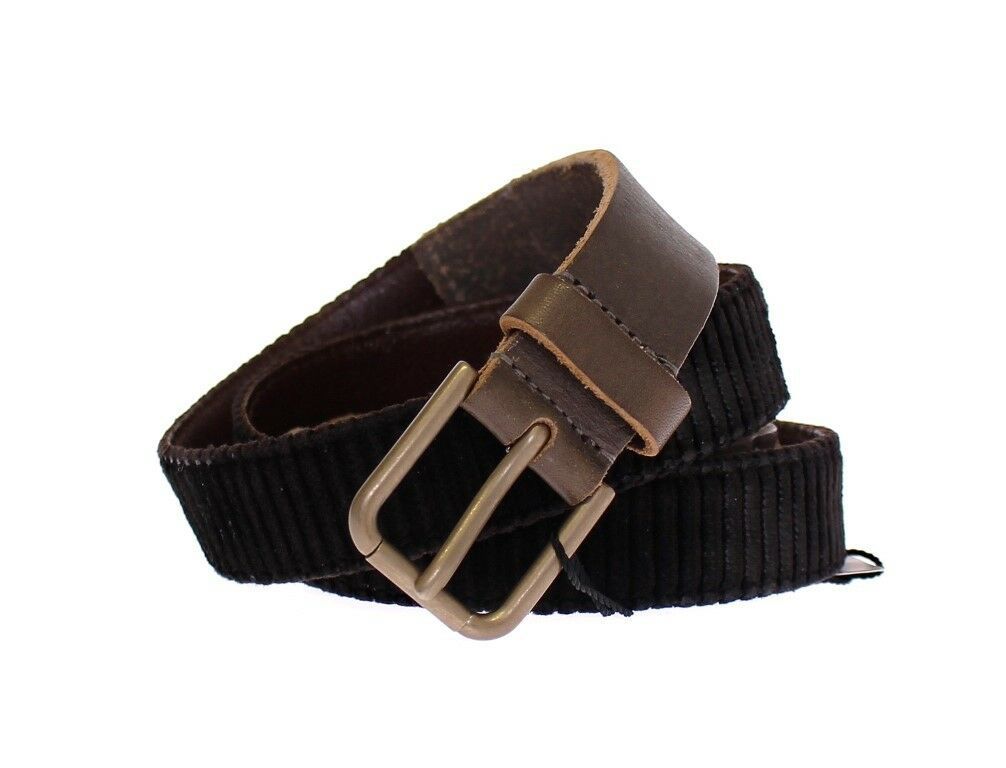 Dolce & Gabbana Brown Leather Logo Belt