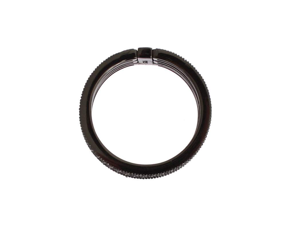 Nialaya Black CZ 925 Sterling Silver Women's