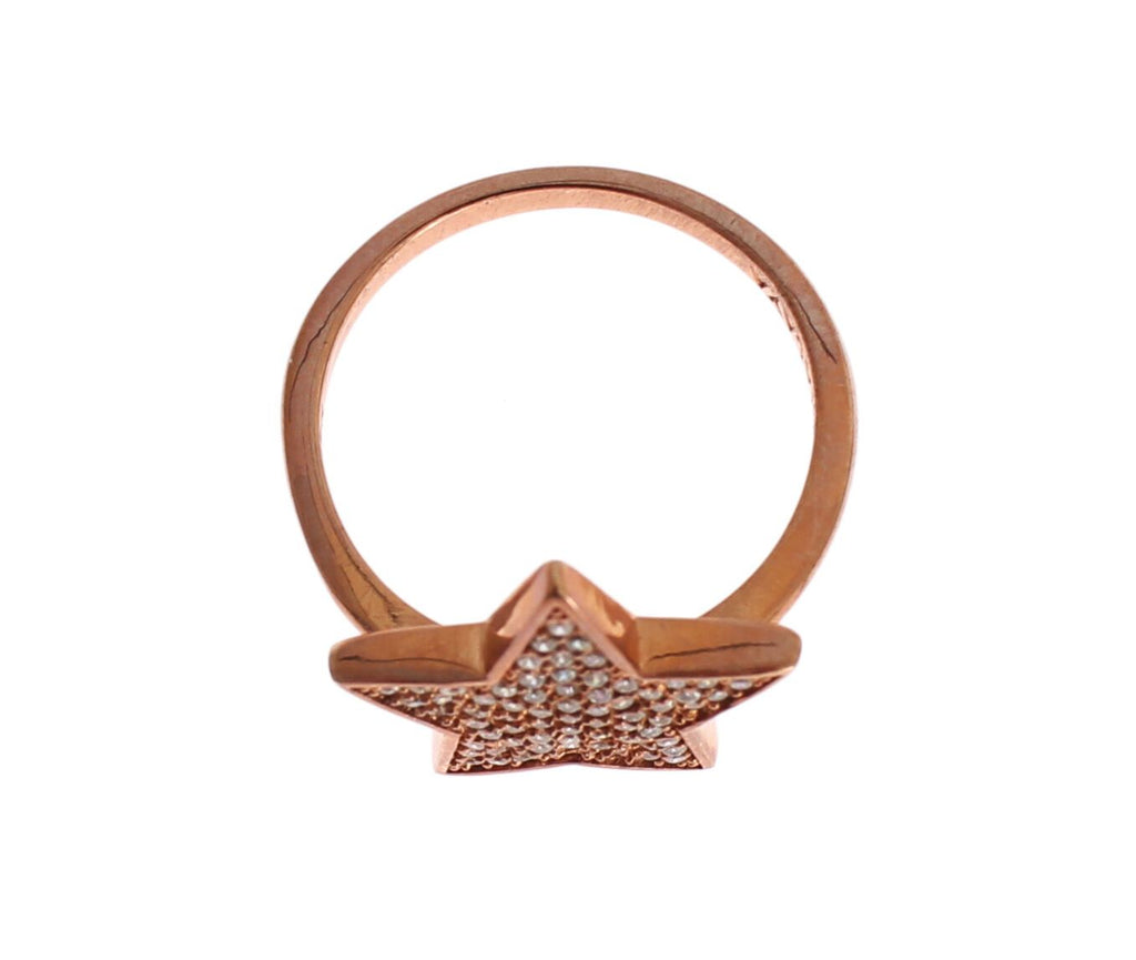 Nialaya Damen klar CZ Stern 925 Silber Ring