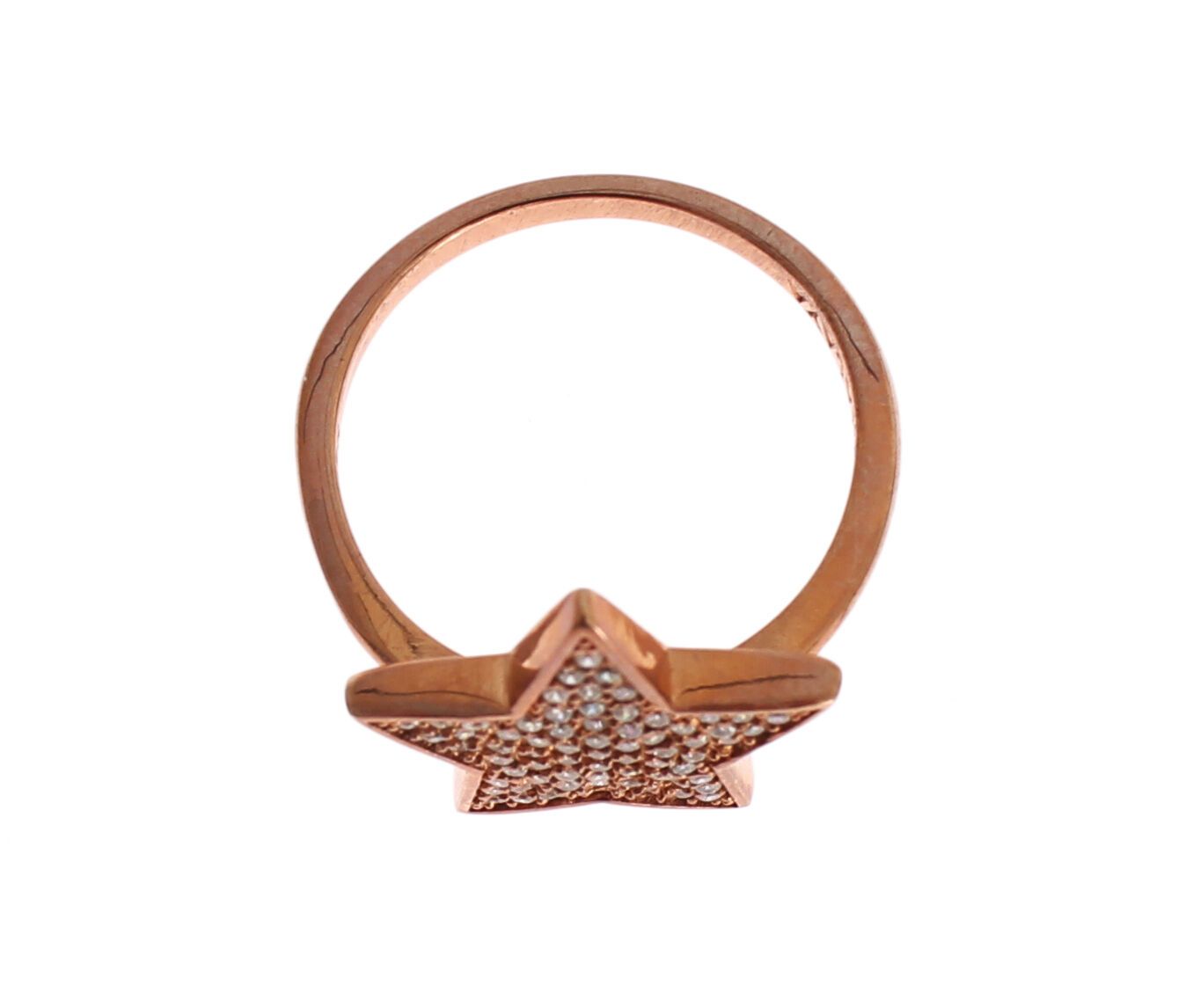 Nialaya Damen klar CZ Stern 925 Silber Ring