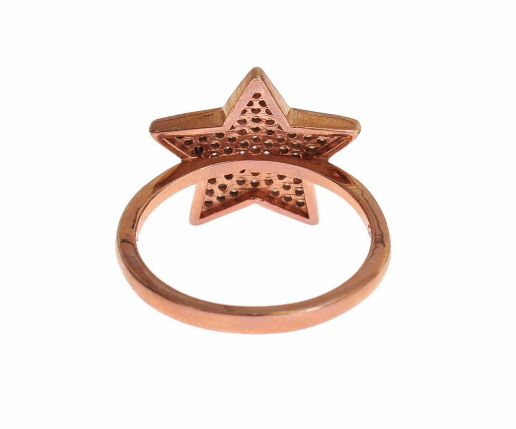Nialaya Damen klar CZ Stern 925 Silber Ring